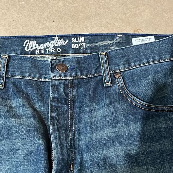 Wrangler 36x36 Retro Boot Cut Men’s Jeans SAS-G260-012 36” Inseam B18 - Picture 7 of 8